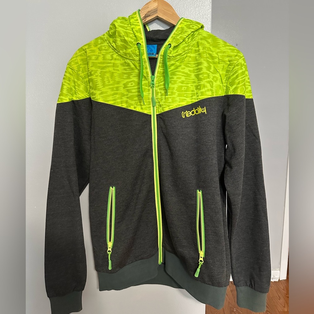 Iriedaily Men’s Full Zip Hoodie - Size Medium